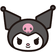 Etiquetas con diseño de Kuromi